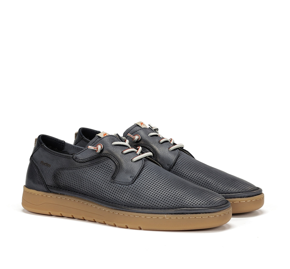 Fluchos Leo F1947 baskets homme bleu rétro