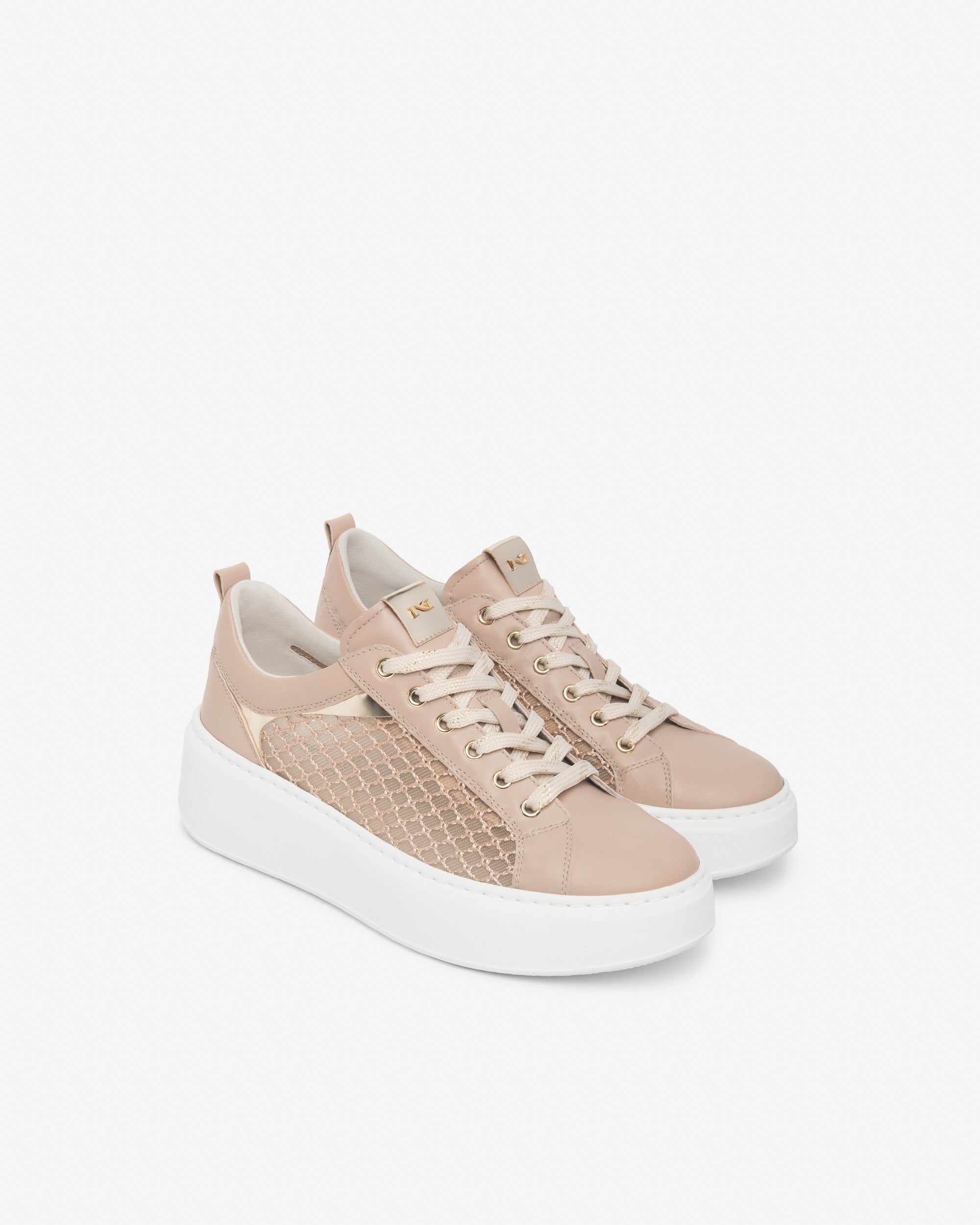 Nero Giardini Sneakers baskets femme cuir toile