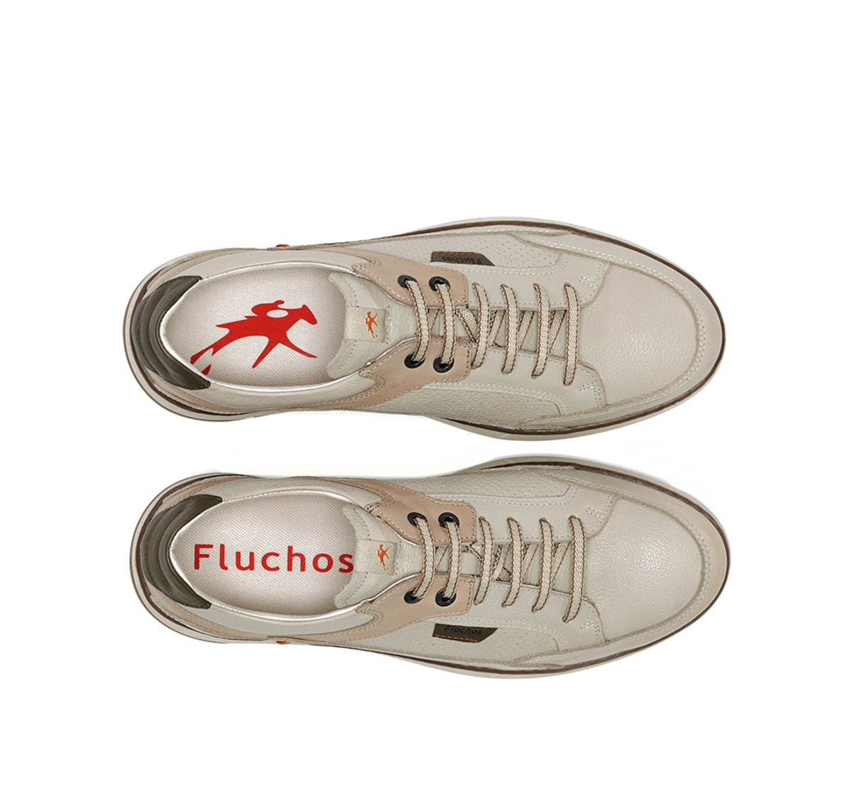 Fluchos Jeff F2357 basket homme blanche cuir