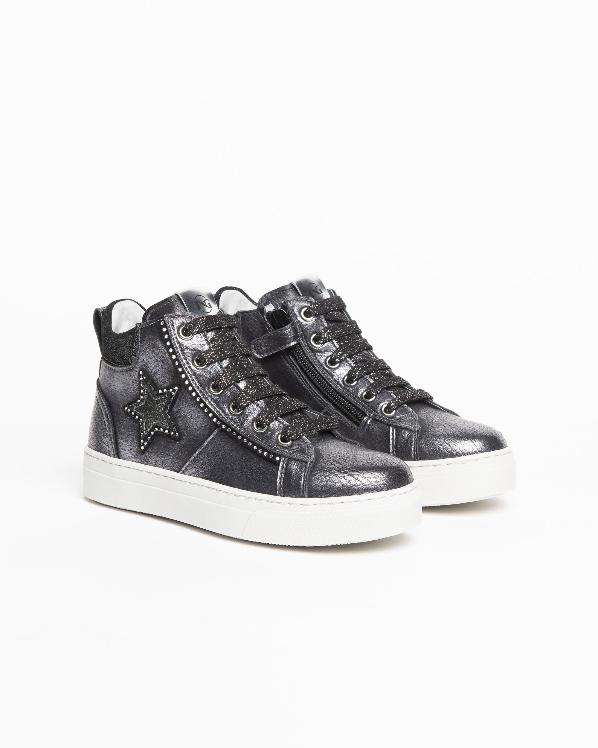 Nero Giardini Sneakers baskets fille cuir strass 31-39