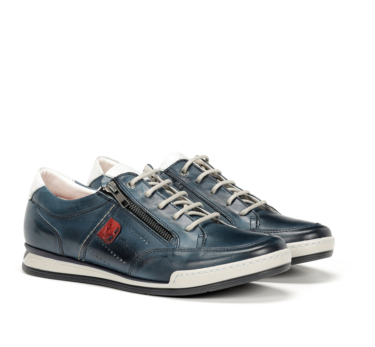 Fluchos Etna F0148 chaussure homme bleue cuir
