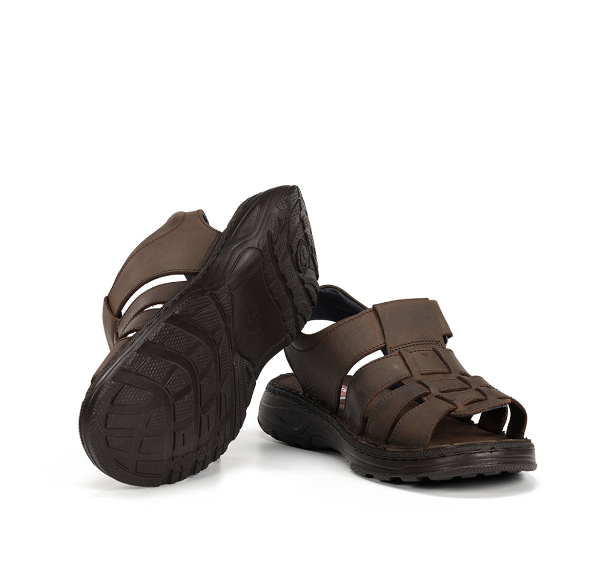 Fluchos Azores F2200 sandale homme marron velcro