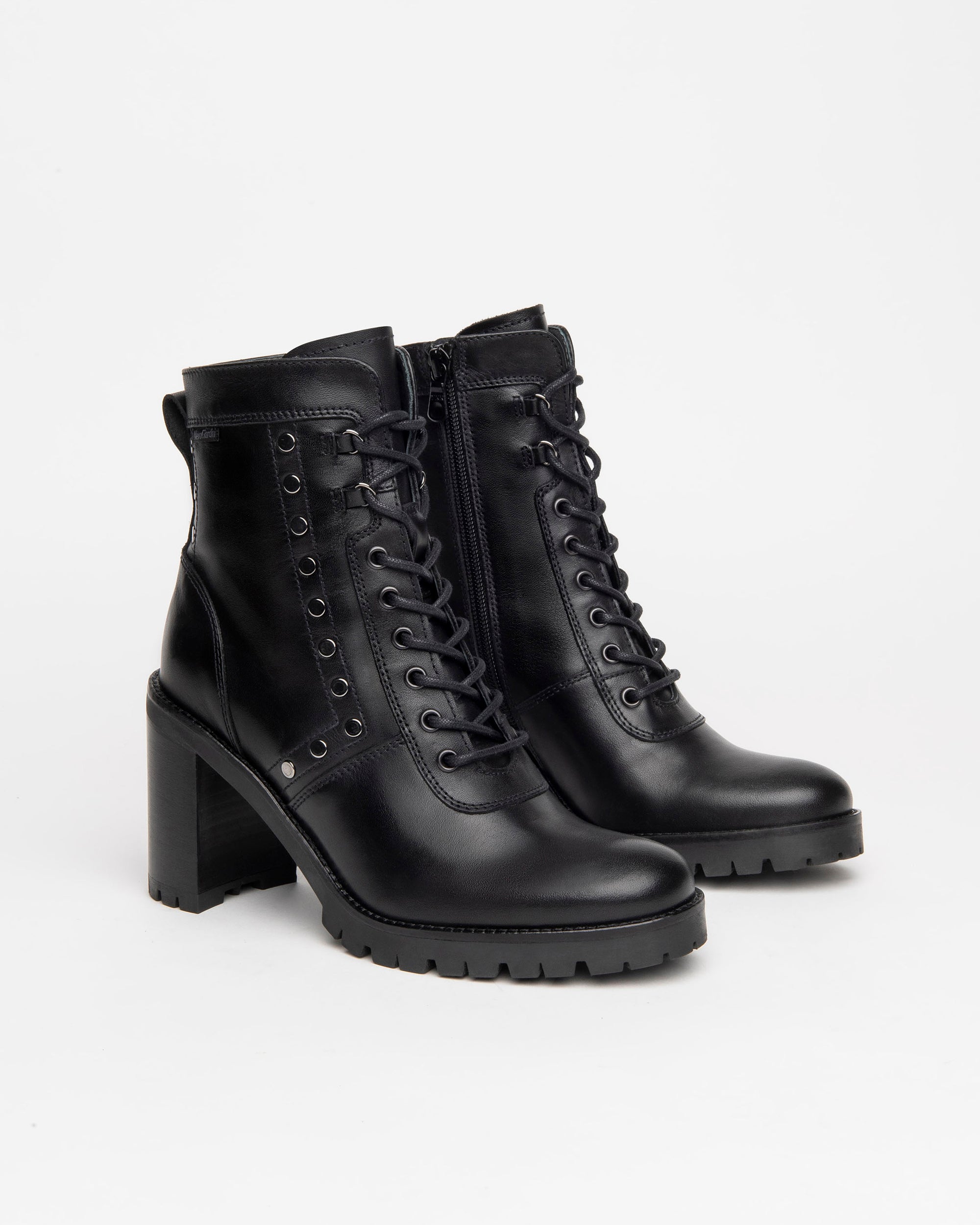 Nero Giardini Combat Boots Rangers Femme Cuir Noir 38