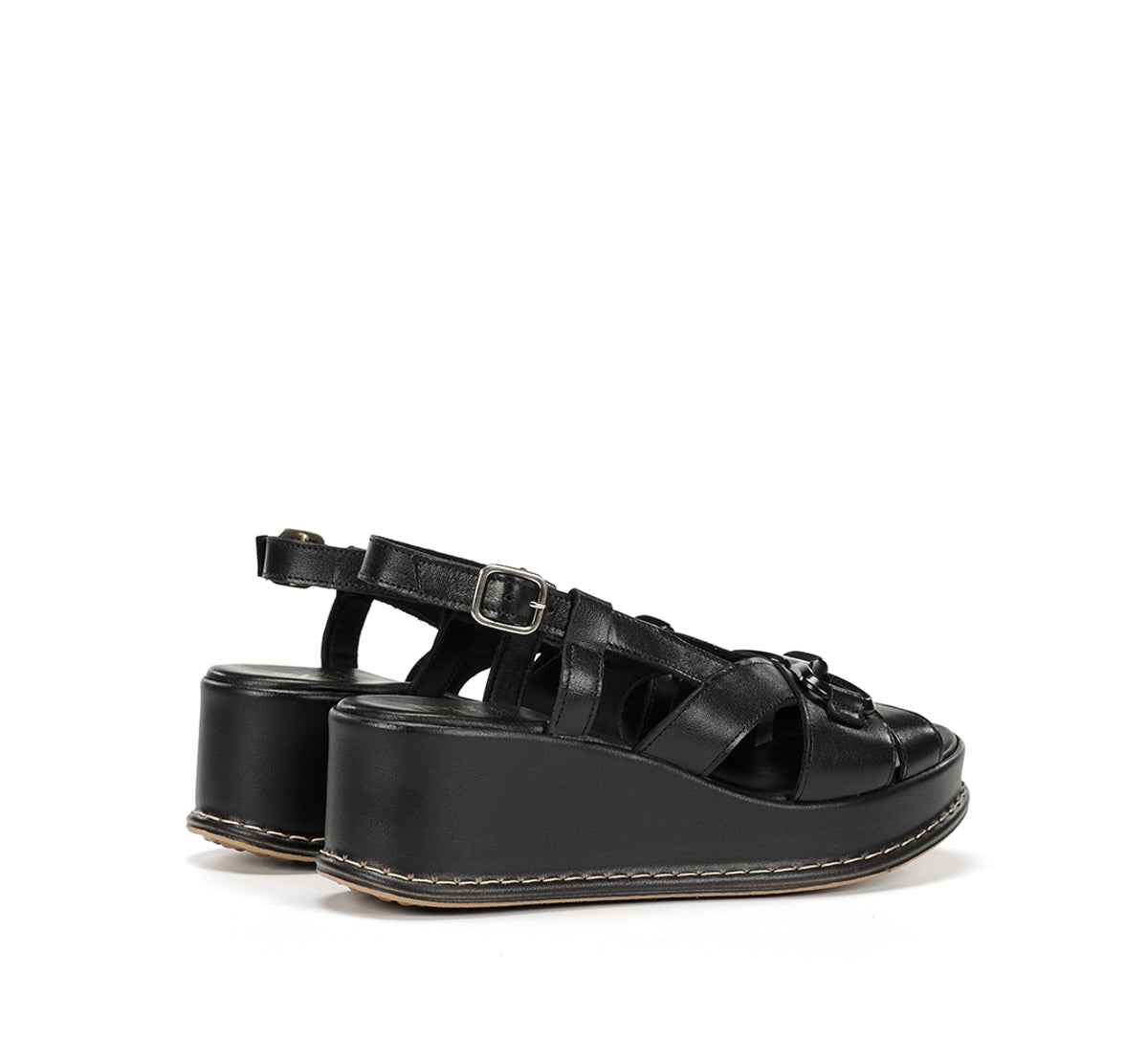 Dorking Windy D9651 sandales femme noires plateforme