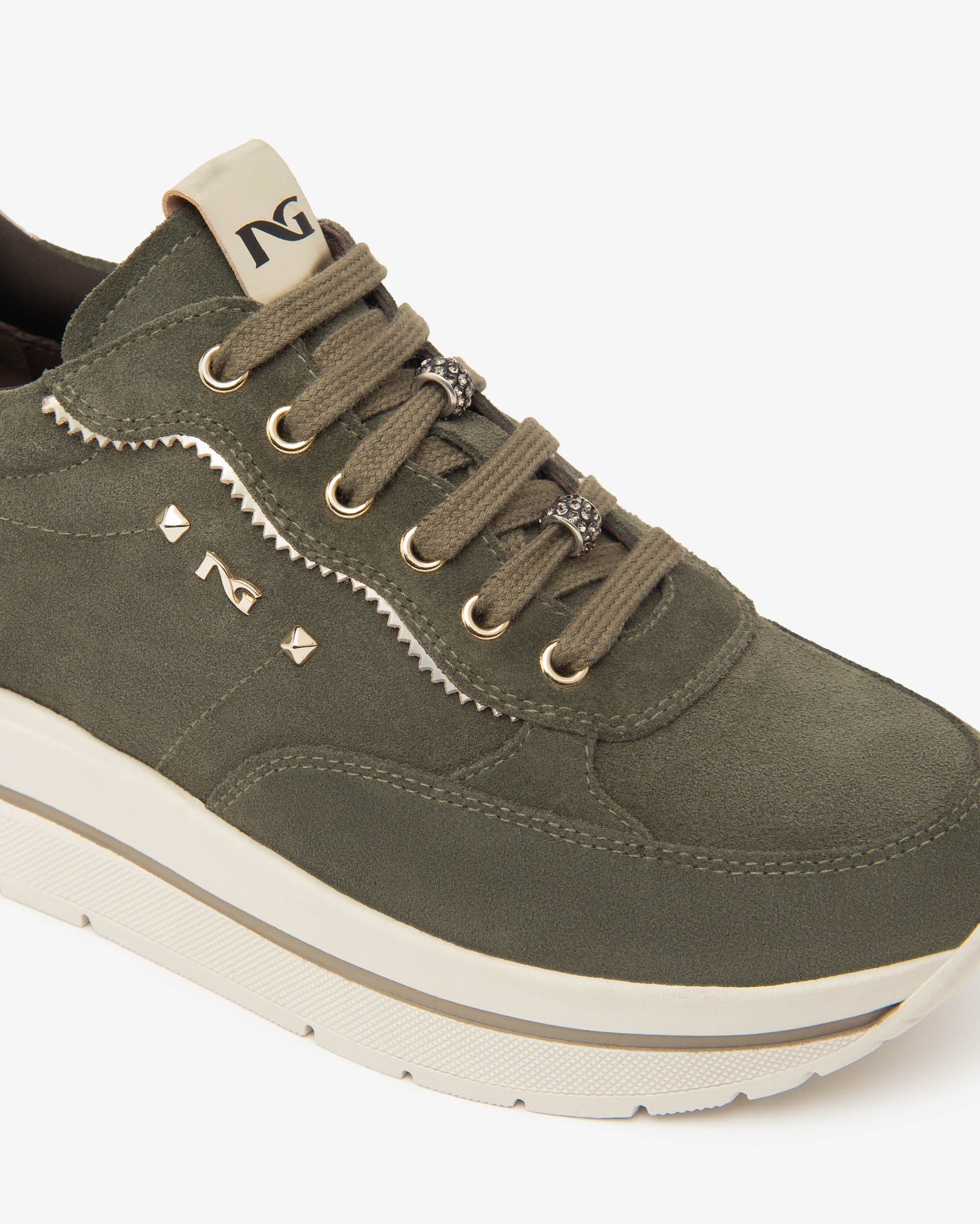 Nero Giardini Sneakers baskets femme daim tissu