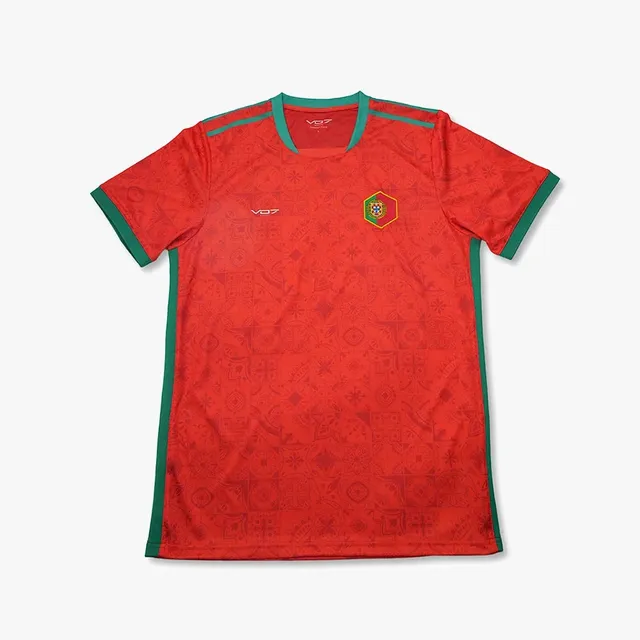 VO7 Maillot Portugal Red maillot foot rouge respirant