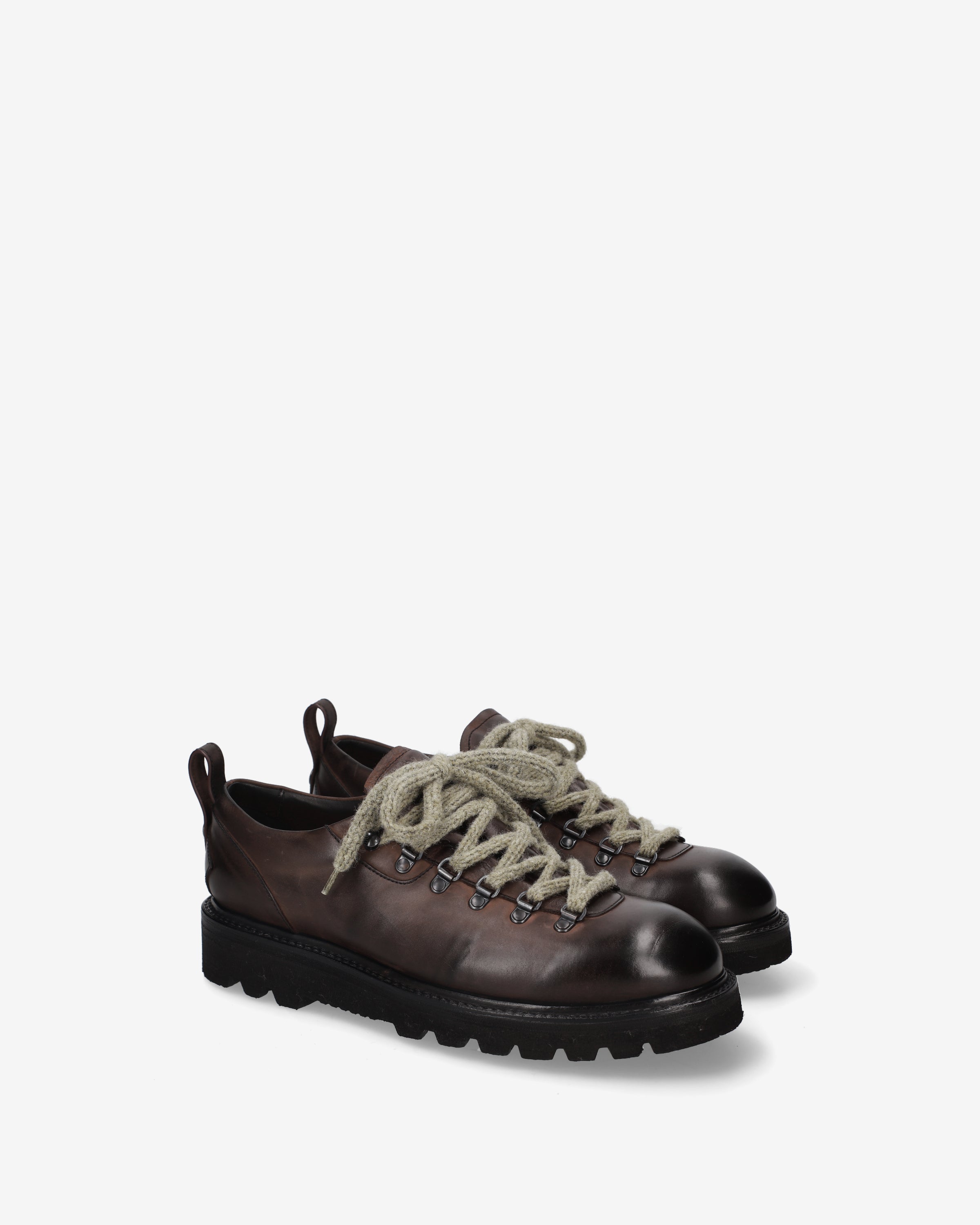 Premiata Mountain Brush derby cuir semelle crantée taille 9