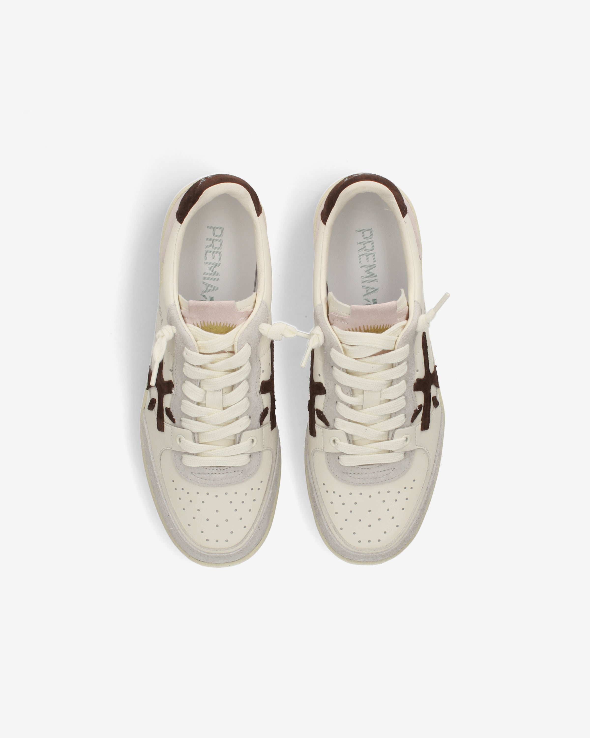 Premiata Bskt Clayd 8284 sneakers cuir blanc femme