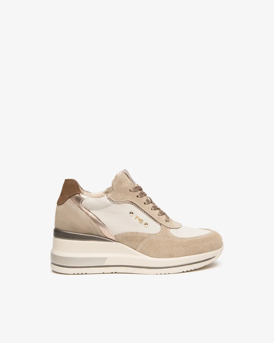 Nero Giardini Sneakers baskets femme cuir daim 38