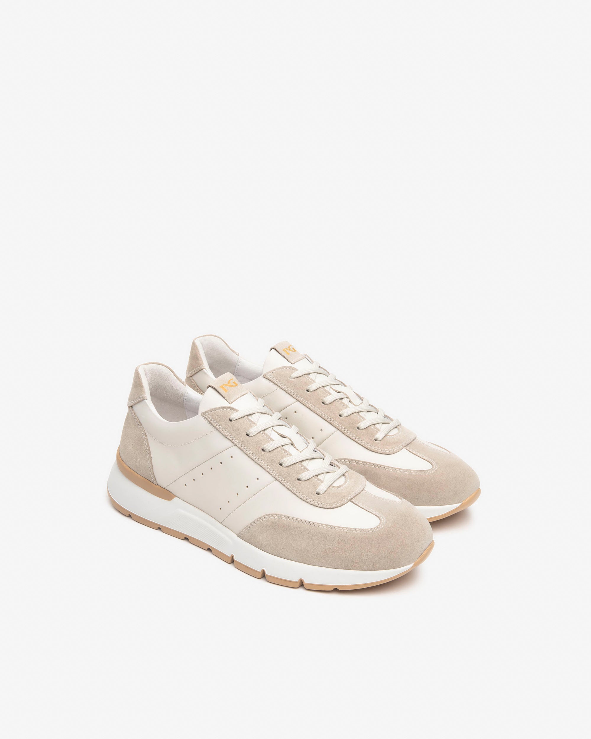 Nero Giardini Sneakers baskets cuir daim homme été