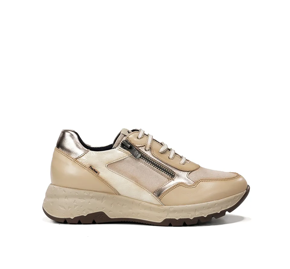 Fluchos Nexus F2308 Basket Blanche Cuir Femme