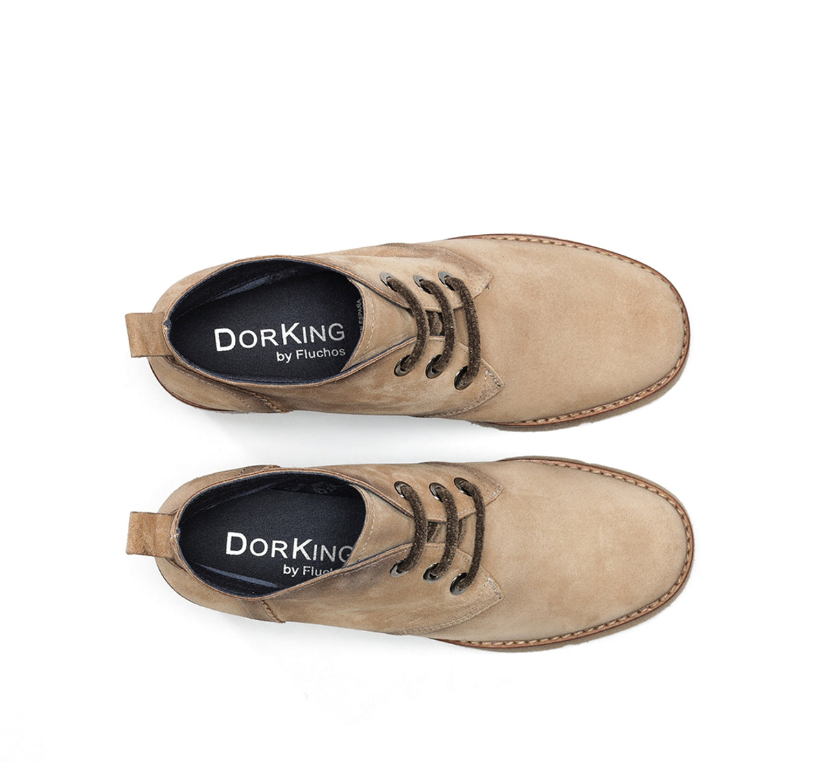 Dorking Lalie D9357 escarpins femme taupe compensés