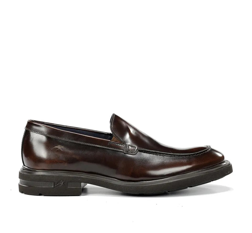 Fluchos Belgas F1223 mocassins homme marron cuir