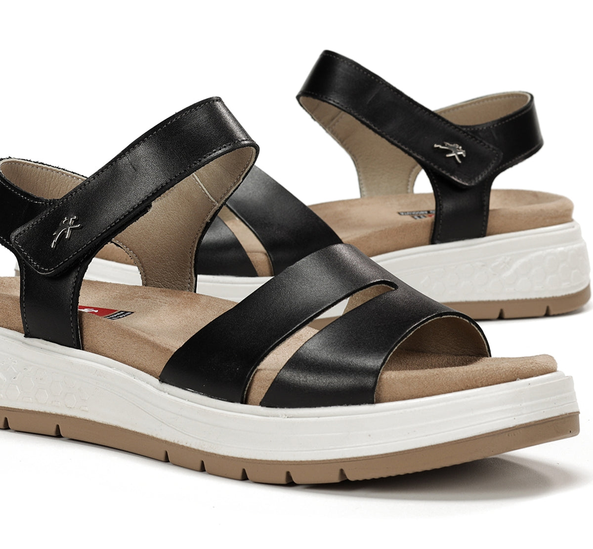Fluchos Street F2006 Sandale Femme Noir