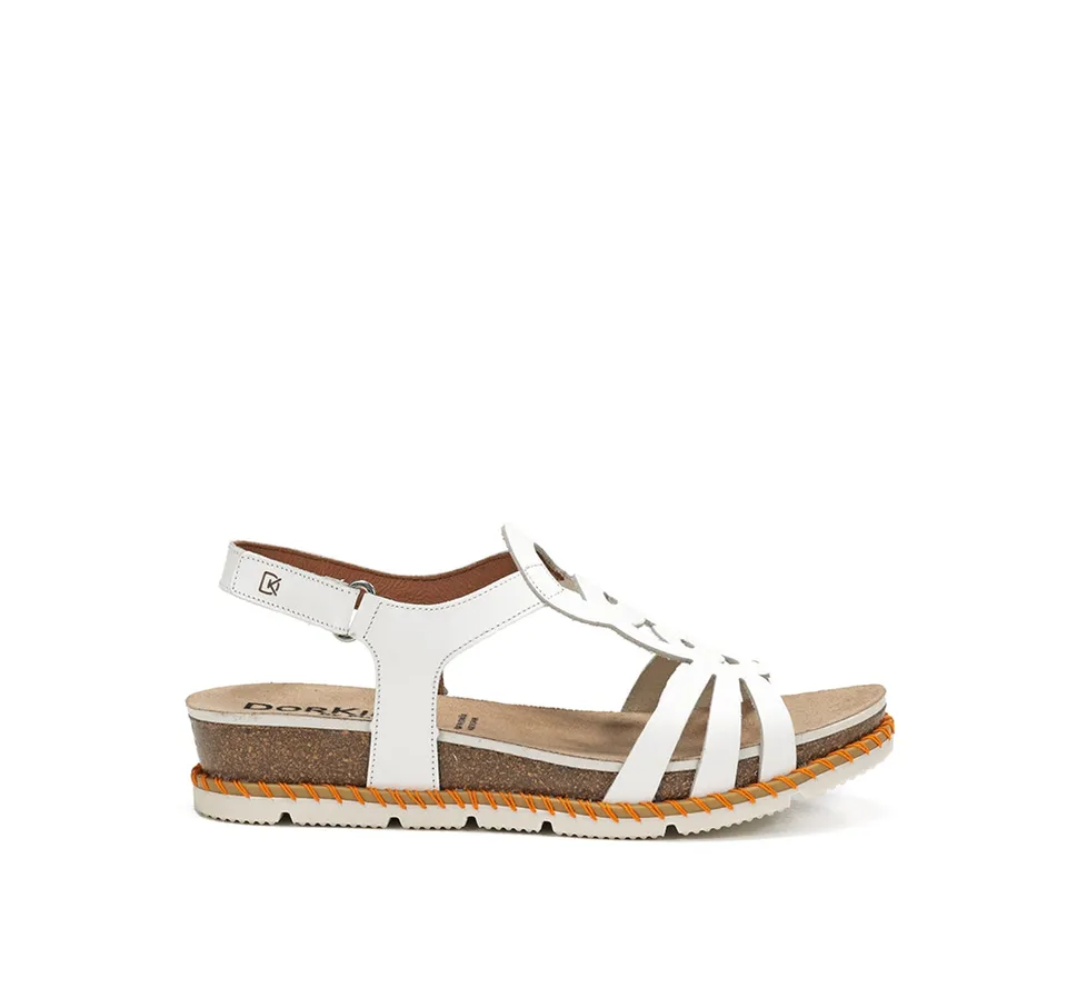 Dorking Sport D9322 sandales blanc femme velcro