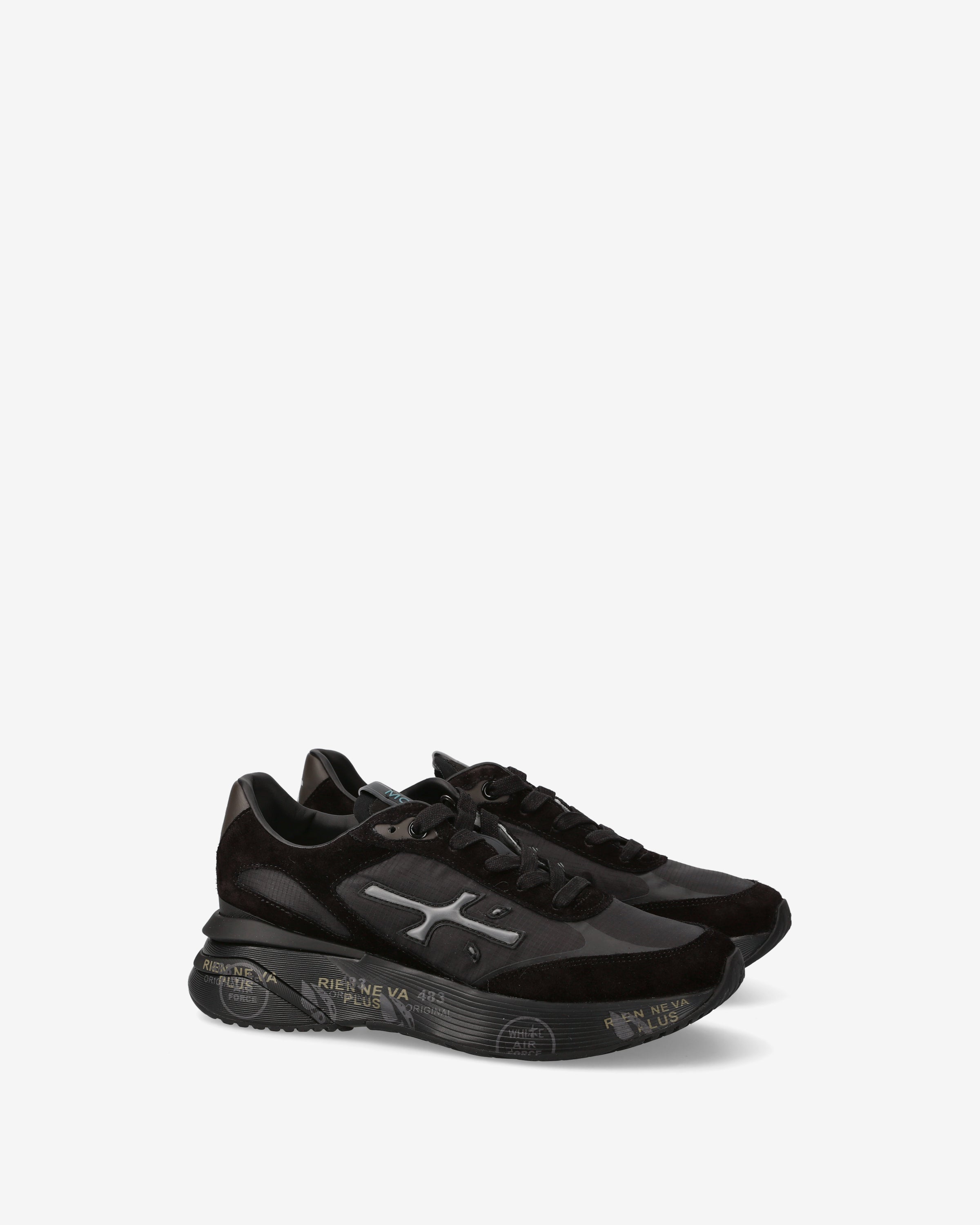 Premiata Moerund 7795 baskets noires suède femme