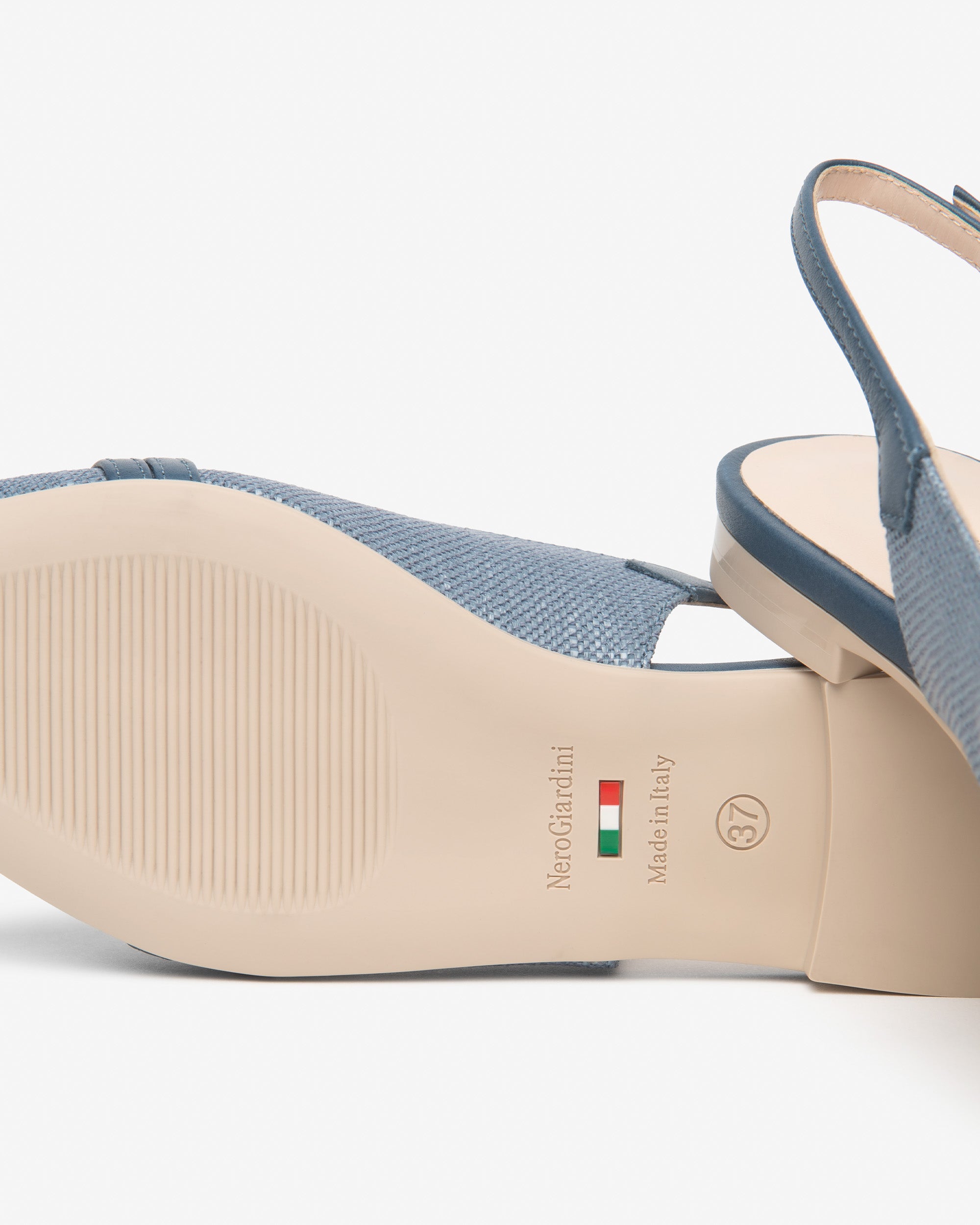 Nero Giardini Slingback cuir tissu femme