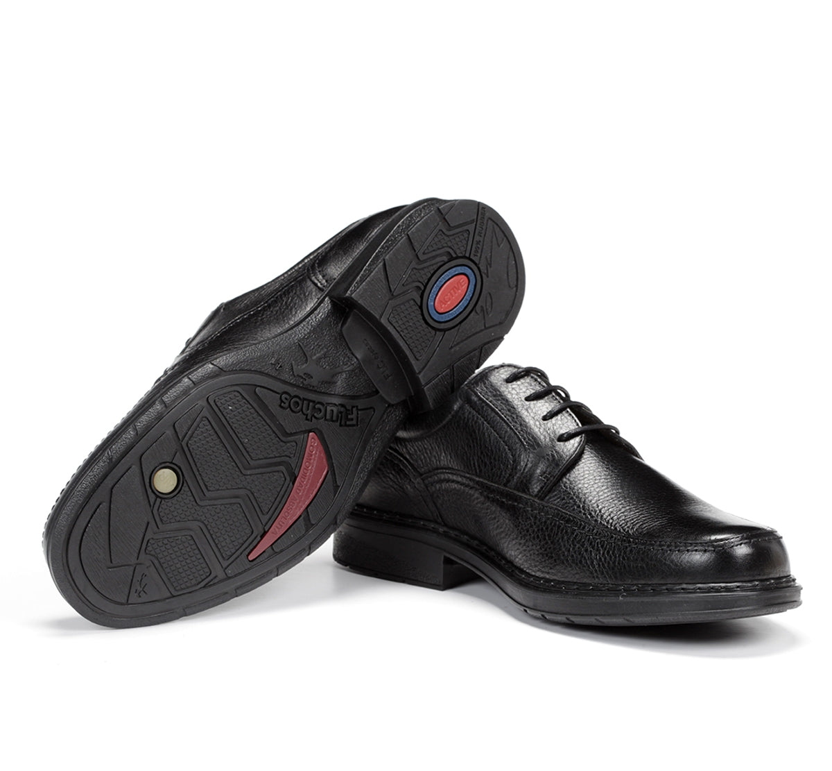 Fluchos Clipper 9579 derbies noir cuir homme