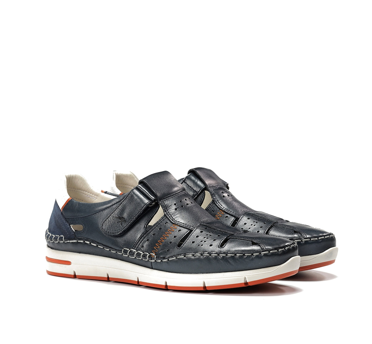 Fluchos Yannic F1444 sandale homme bleu lacets
