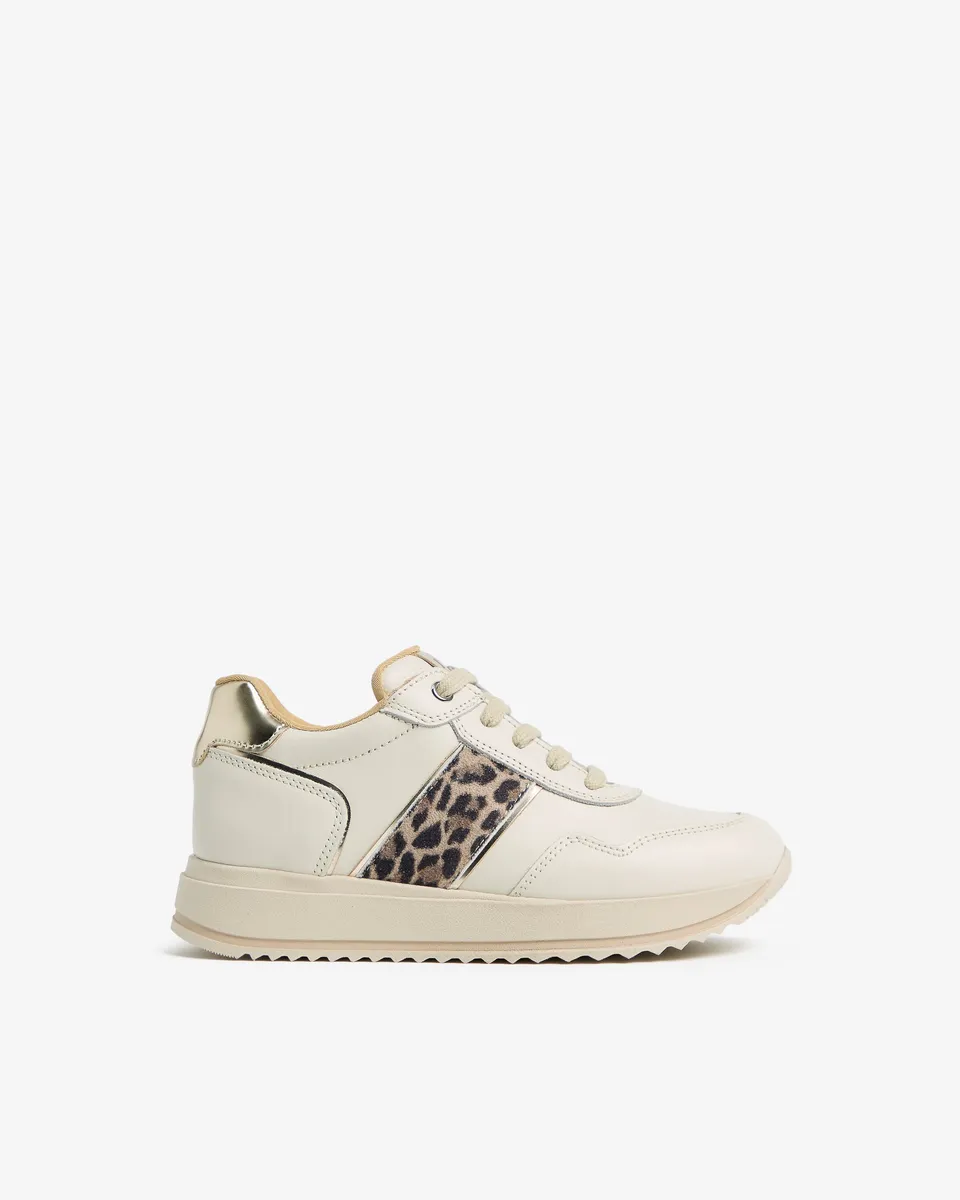 Nero Giardini Sneakers baskets cuir ado fille tissu
