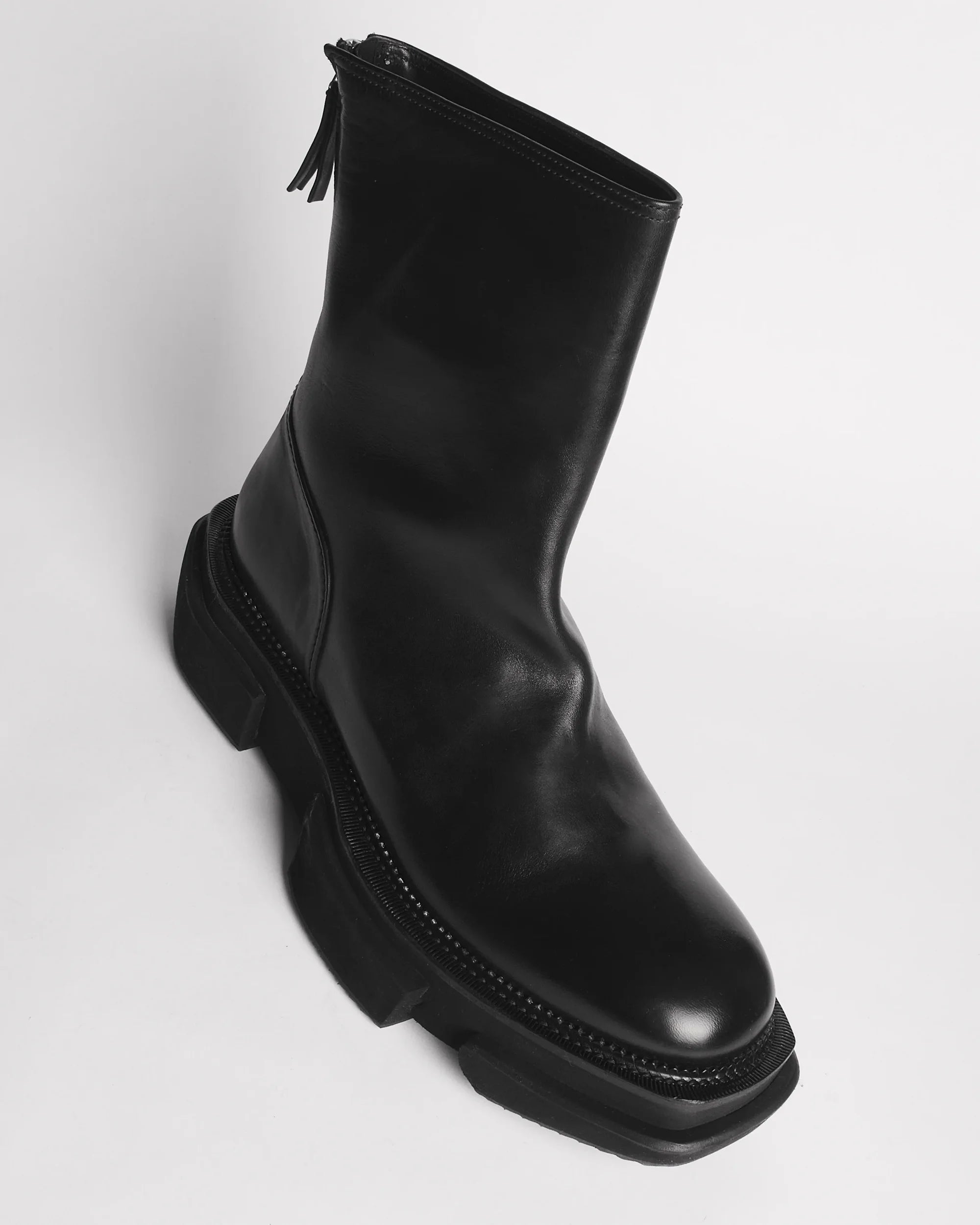 Premiata Boots 019 chaussures cuir sculpté