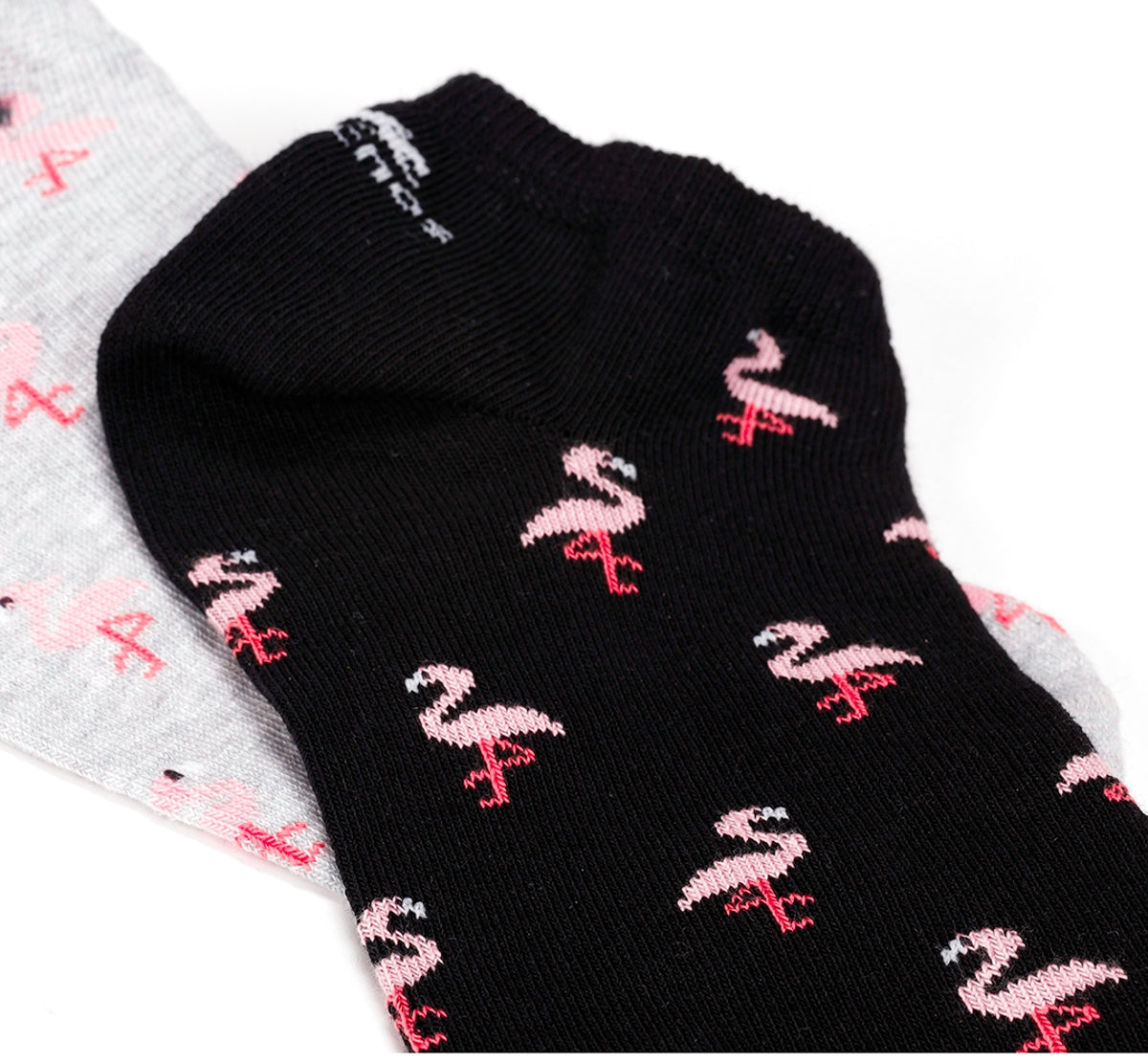 Fluchos CA0011 chaussettes noir gris femme lot 2