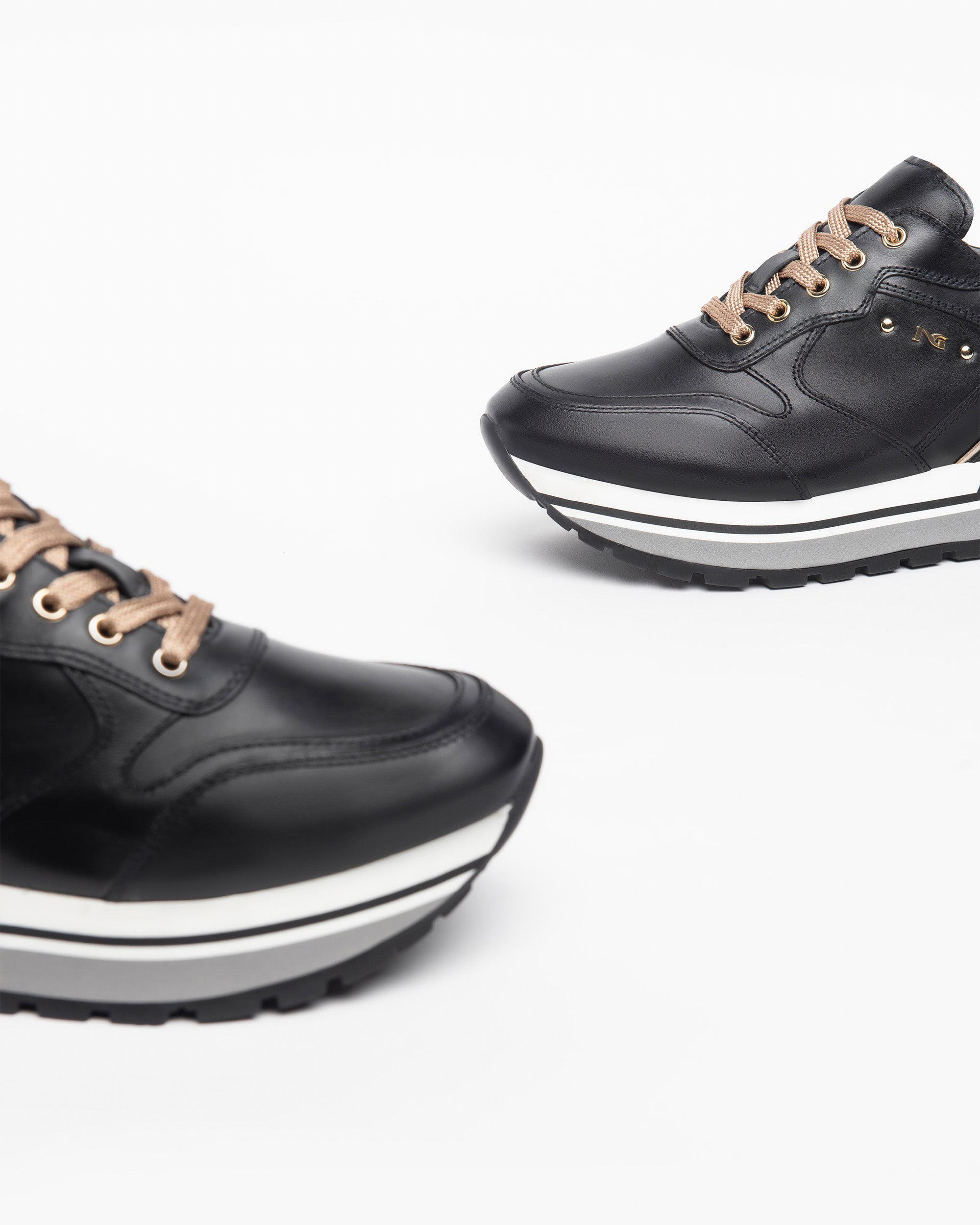 Nero Giardini Sneakers baskets cuir femme pointure 38 hiver
