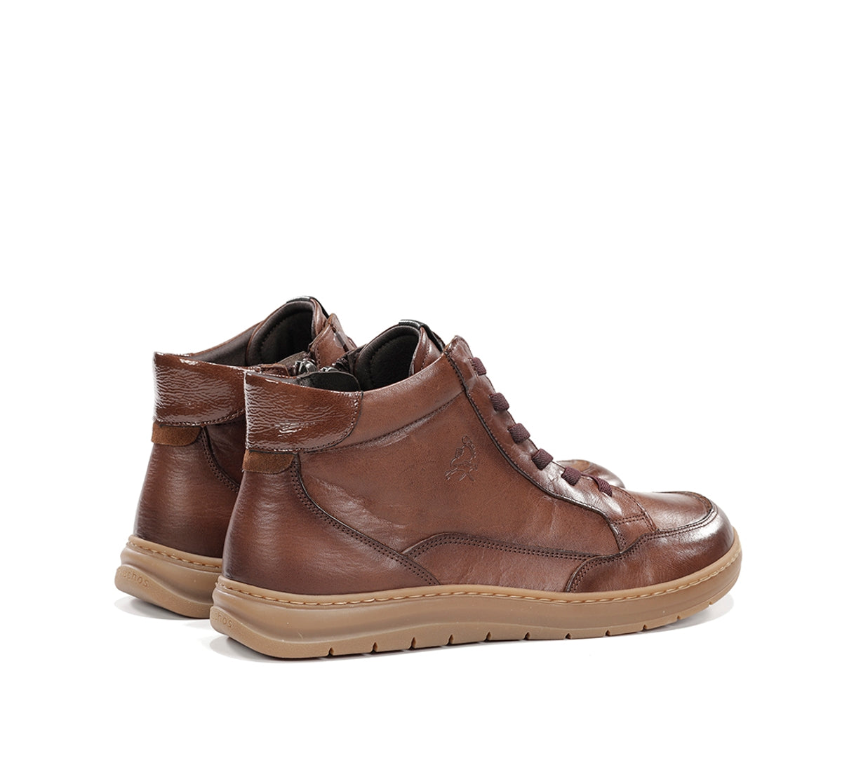 Fluchos Jungle F2553 Bottines Femme Marron Cuir