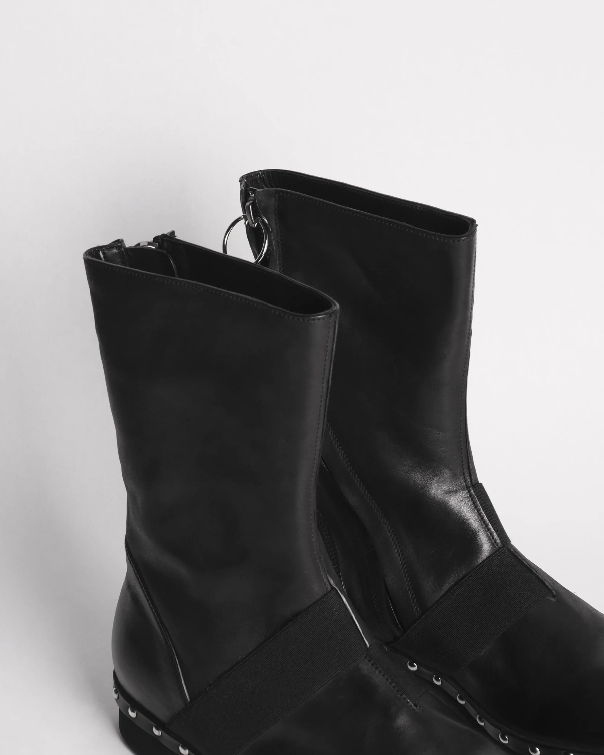 Premiata 014 boots cuir homme détails métal made in Italy