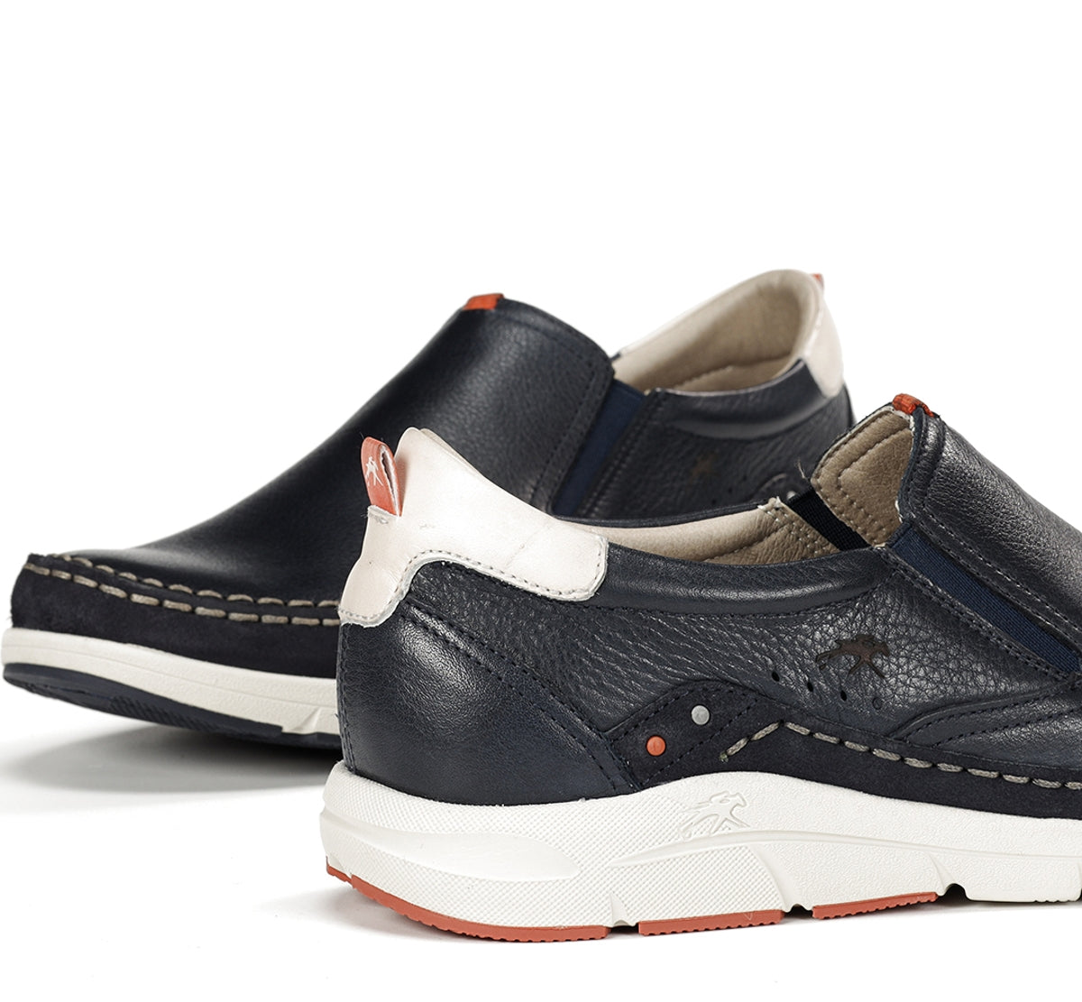 Fluchos Kai F1985 slip on bleu homme sans lacet
