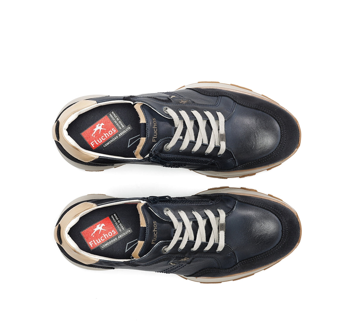 Fluchos Walter F2084 baskets homme bleu