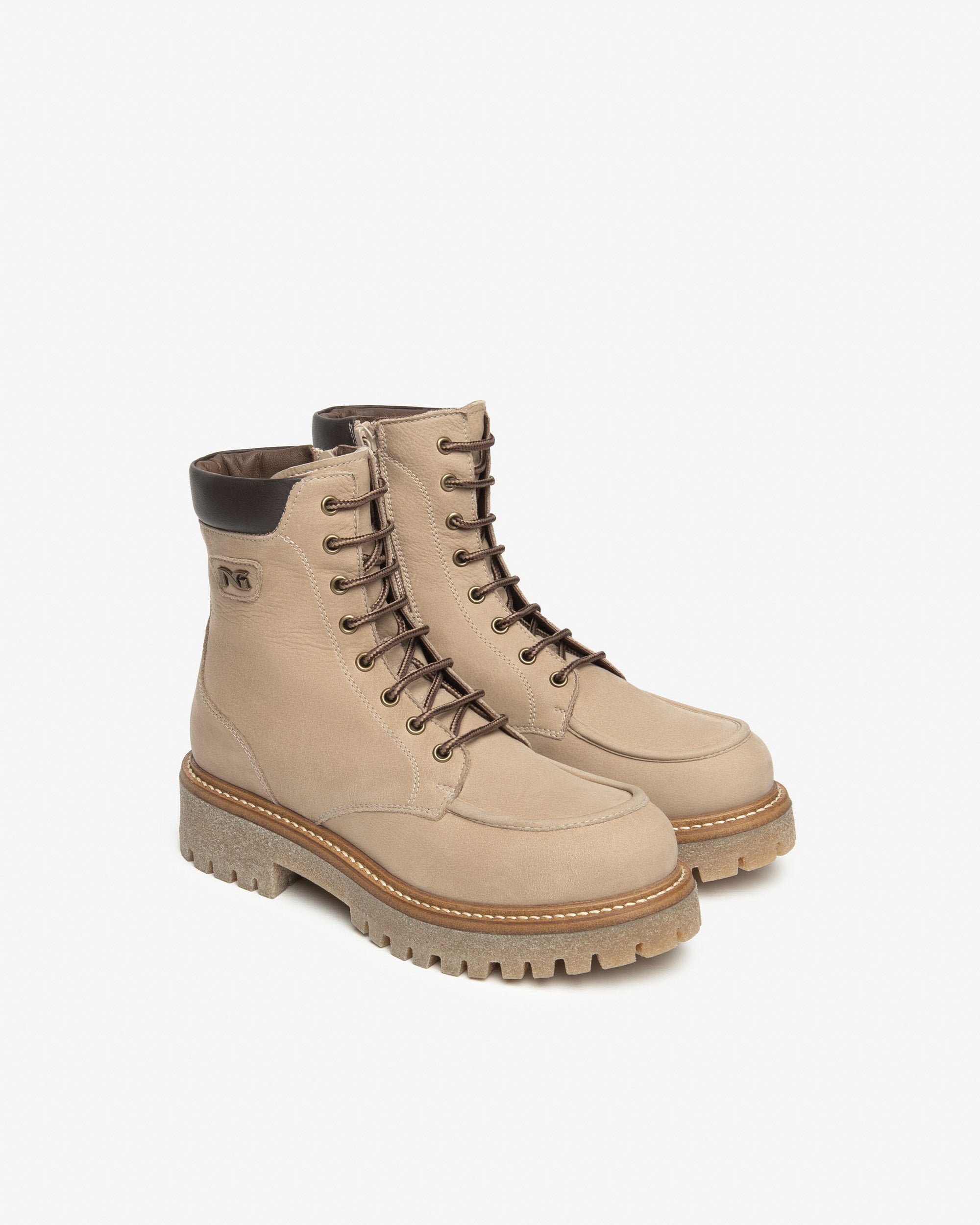 Nero Giardini Combat Boots rangers suède femme hiver
