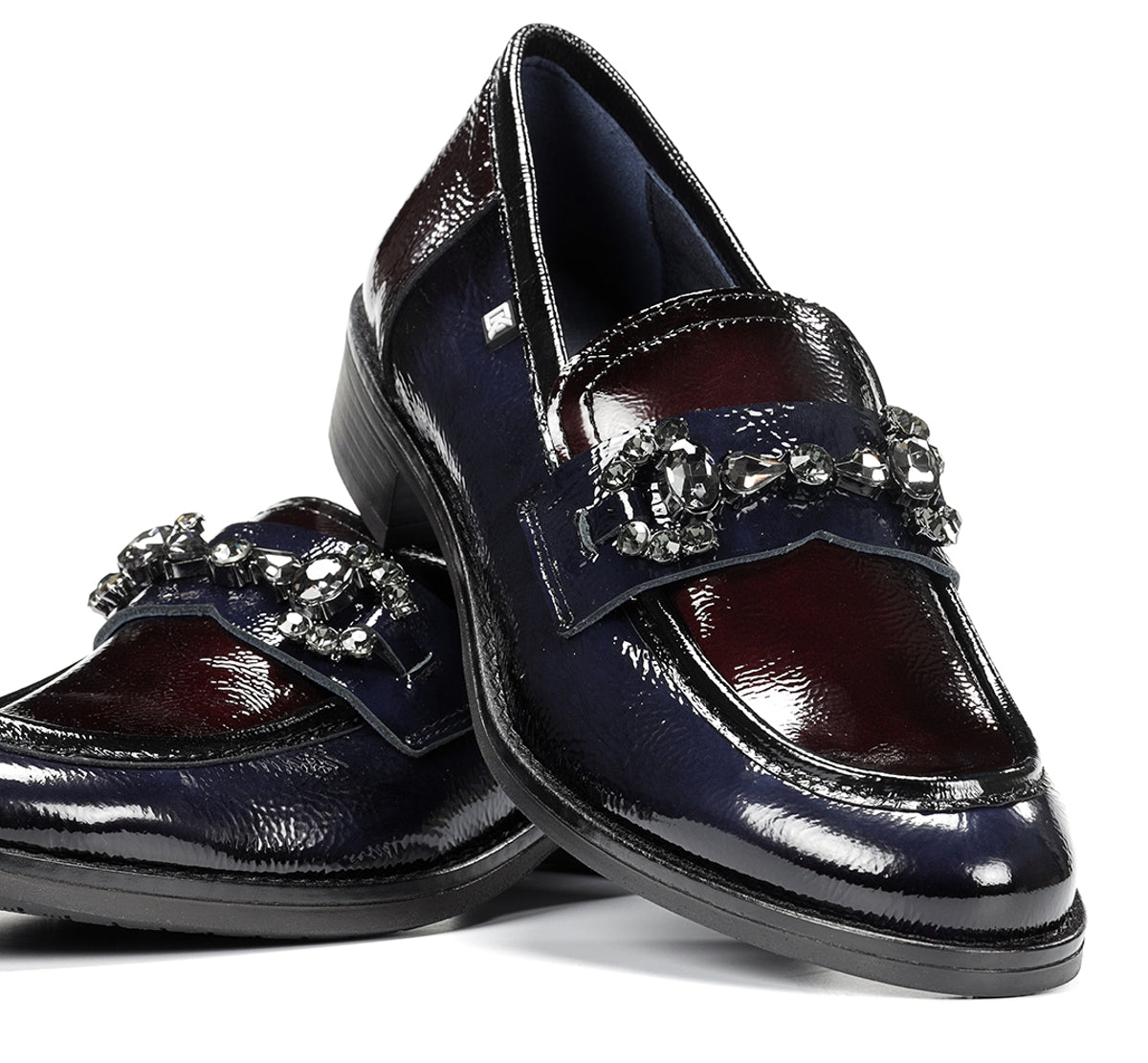 Dorking Harvard D9118 mocassin bleu femme
