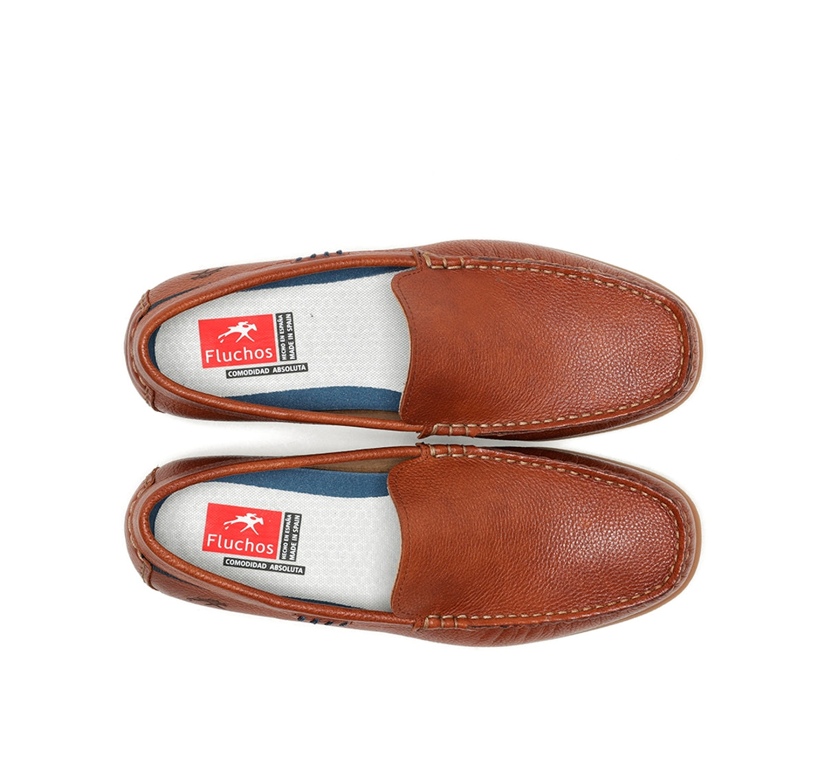 Fluchos Troy F1729 mocassins homme marron cuir