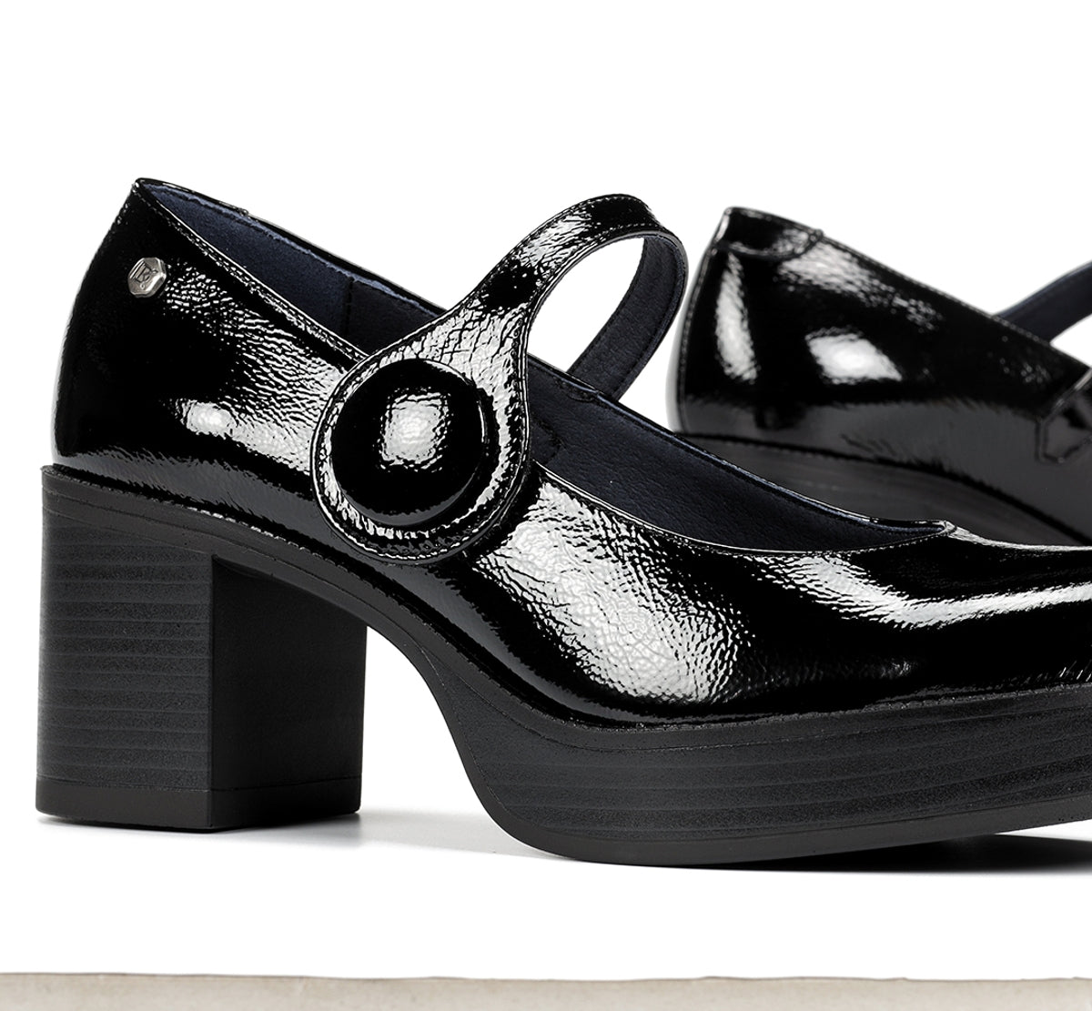 Dorking by Fluchos Bowy D9588 Chaussure Noire Femme Talon