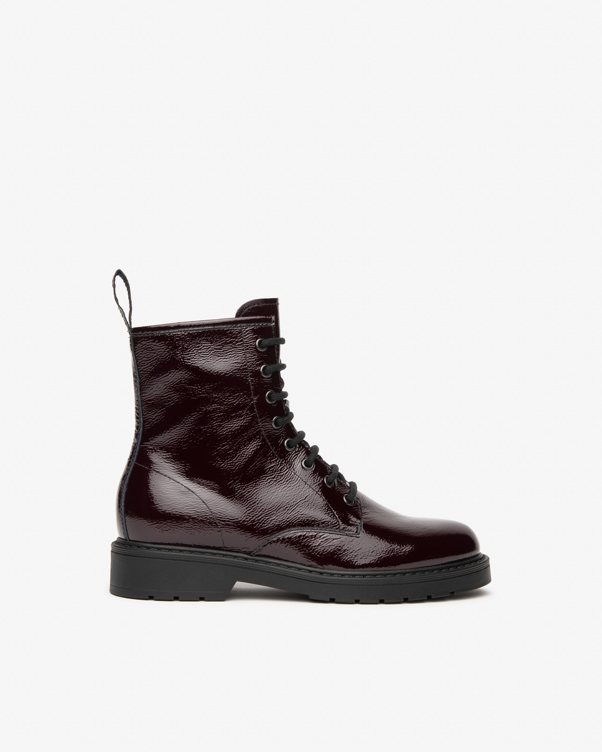 Nero Giardini Combat Boots rangers vernies femme 38