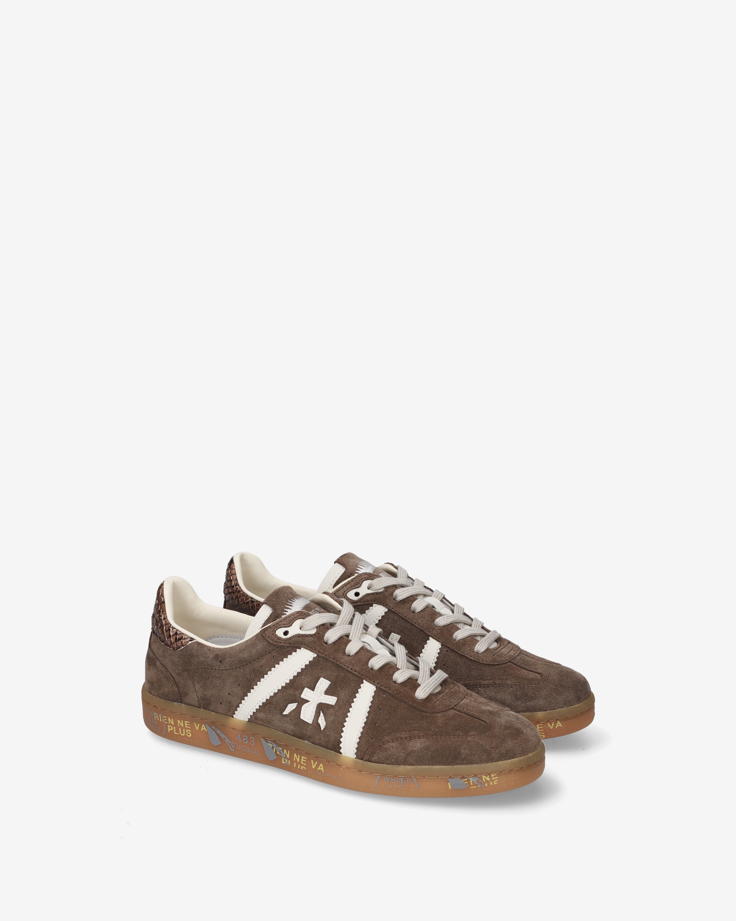 Premiata Bonnied 8576 baskets femme daim taupe