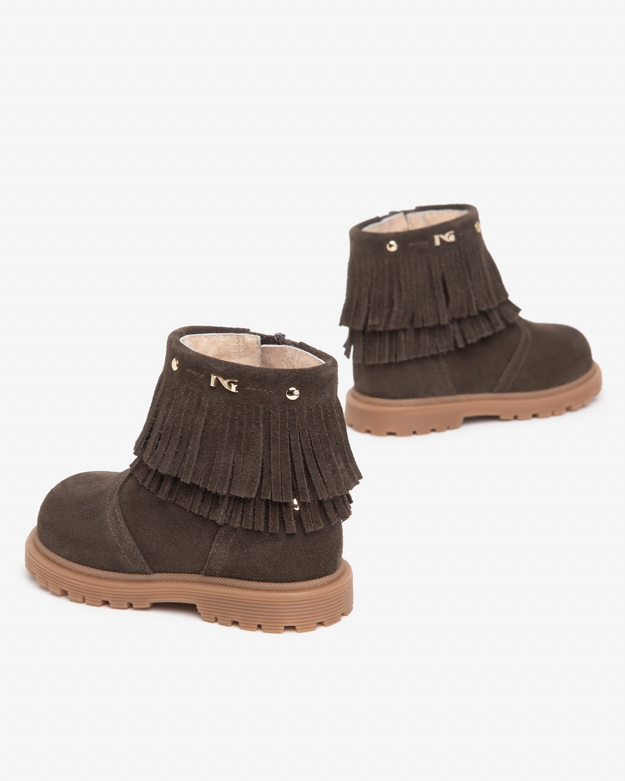 Nero Giardini Ankle Boots bottines daim fille franges