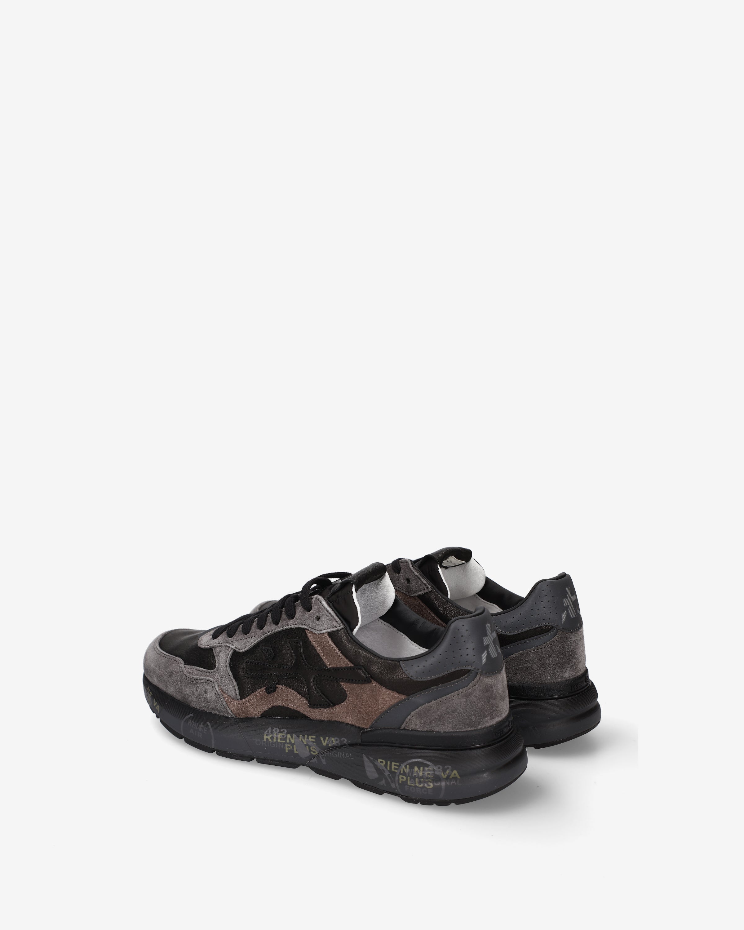 Premiata Mick 0.1 8452 baskets gris noir