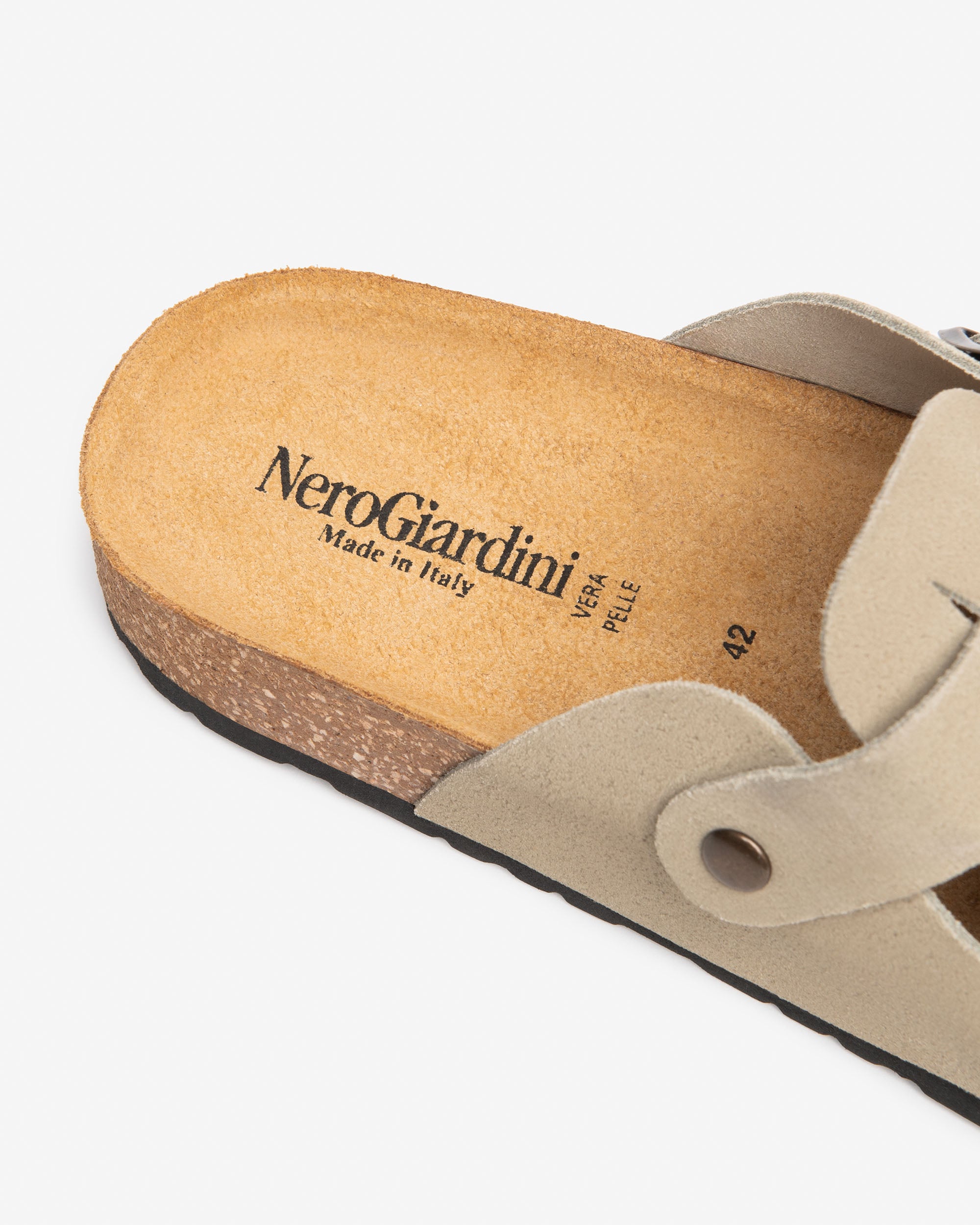 Nero Giardini Slippers pantoufles homme daim pointure 42