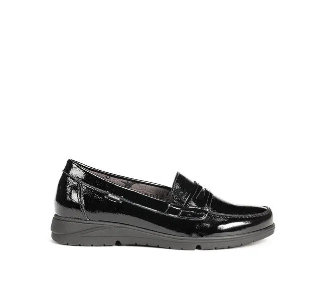 Fluchos Styll F1835 mocassin noir semelle crantée