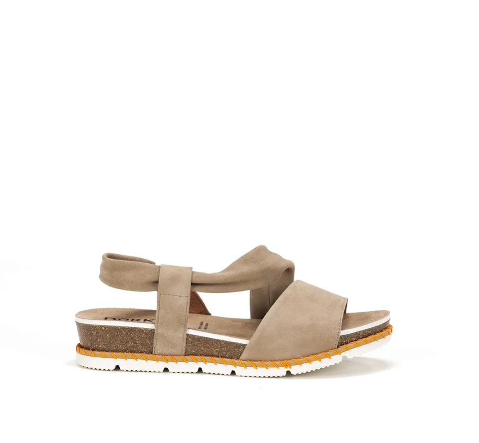 Dorking Sport D9324 sandales taupe femme velcro