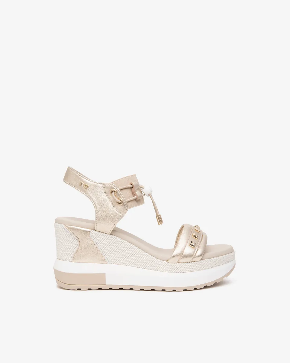Nero Giardini Sandals sandales cuir toile 38 été