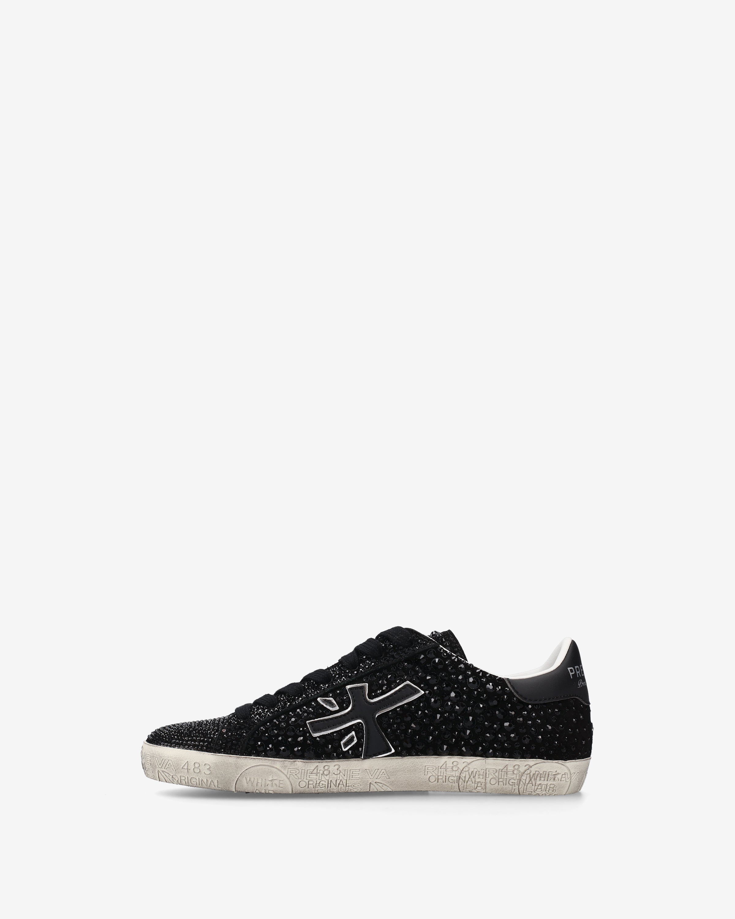 Premiata Stevend 7847 sneakers noir cristaux femme
