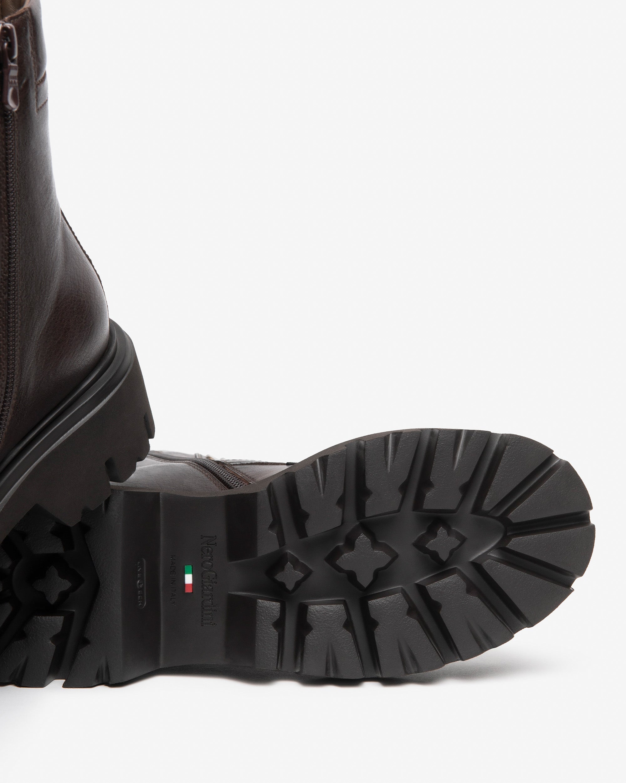 Nero Giardini Combat Boots rangers femme cuir pointure 38