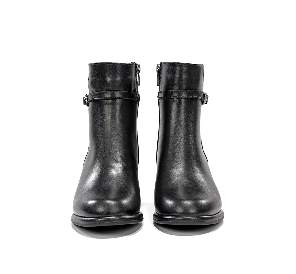 Dorking Frixe D9816 bottines femme noir talon léger