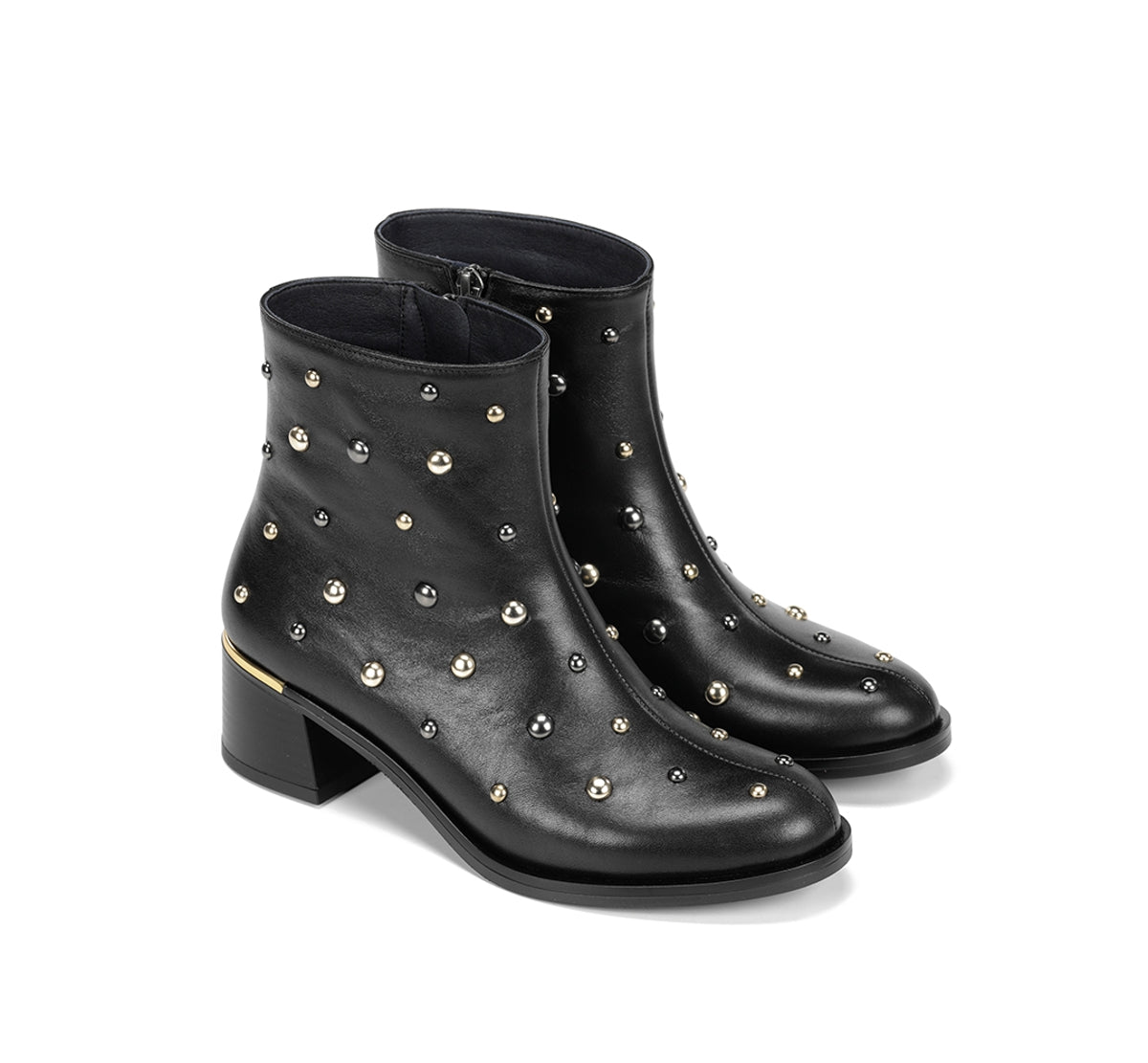 Dorking Kim D9608 bottines femme noires talon bas
