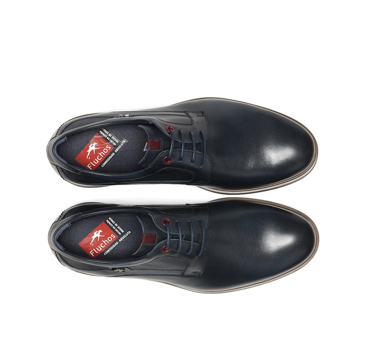 Fluchos Tristan F1857 chaussure bleu cuir homme