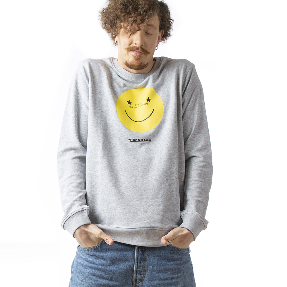Primabase Leitmotiv Smile baskets grises coton bio