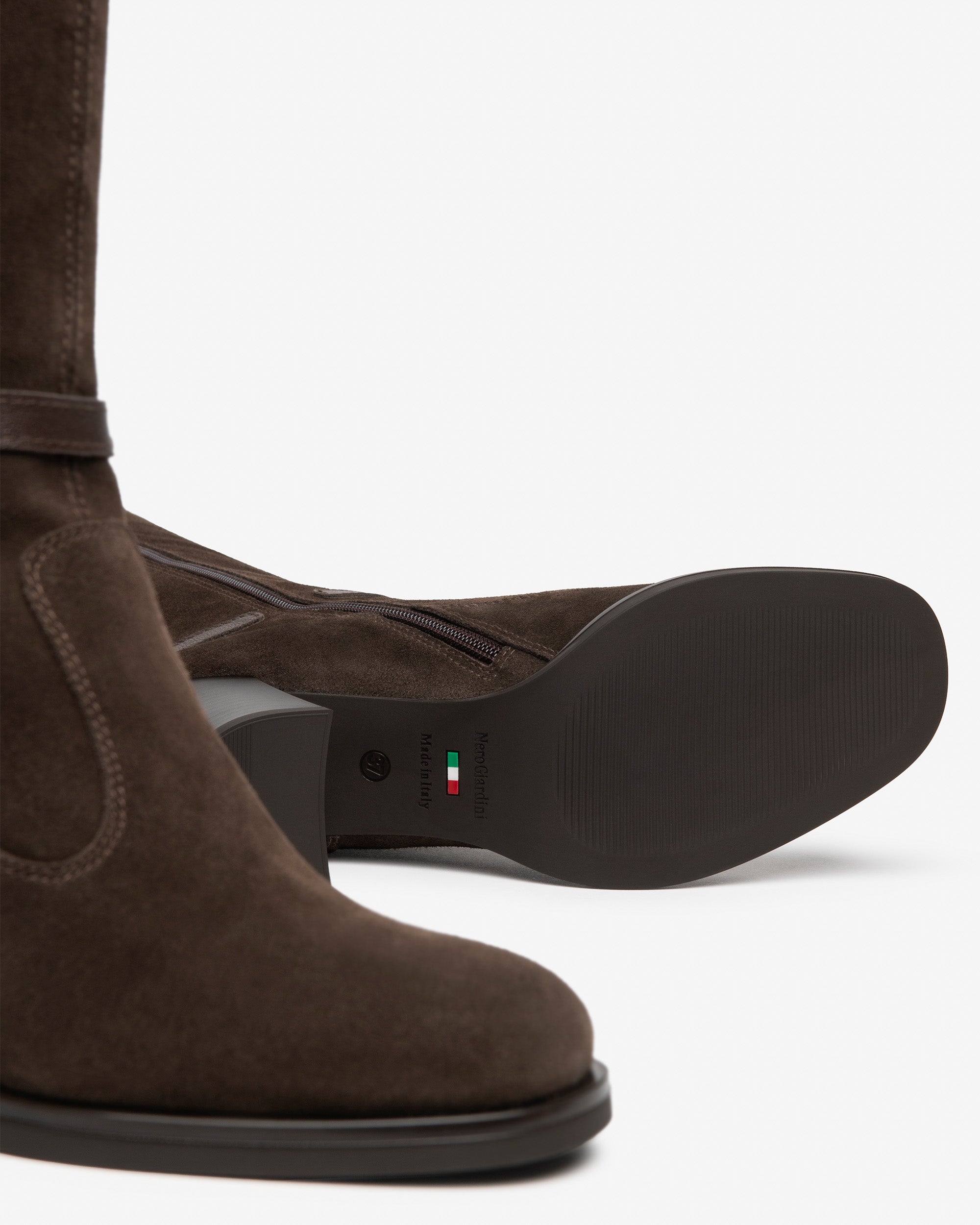 Nero Giardini Boots bottes daim talon 75 mm